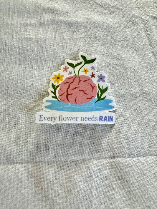 Every Flower Needs Rain Sticker